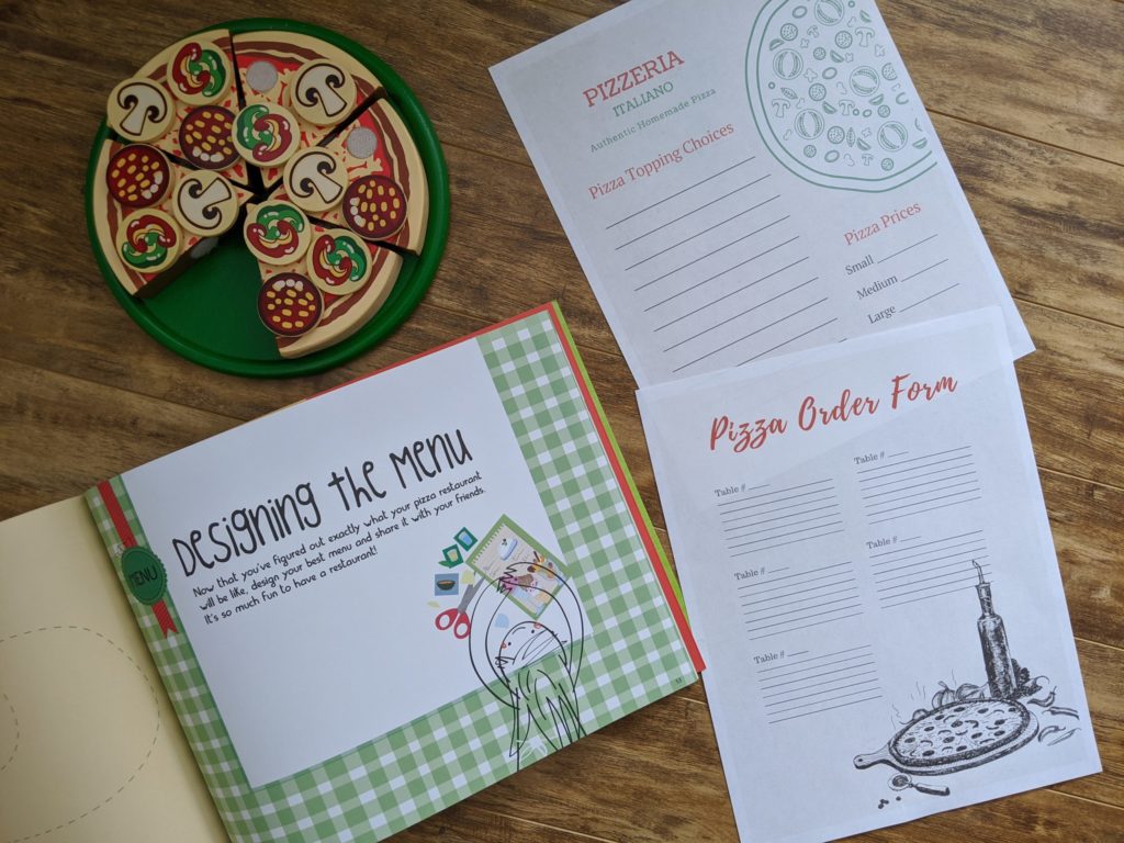 Kids Entrepreneur book - How to Create a Pizzeria