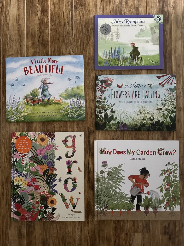Garden books for kids